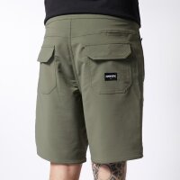 Mystic Trail Hybrid Boardshort Moss L