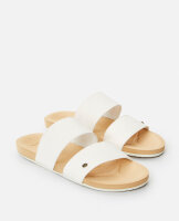 Rip Curl Salt Water Culture Dual Strap Bloom Slide Flip-Flops Off White 39