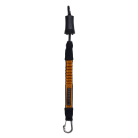 Mystic Kite Safety Leash Short Black/ Orange