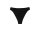 Mystic Tora Surf Cross Bikini Bottom Schwarz