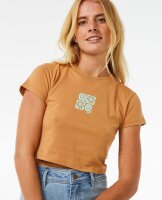 Rip Curl Holiday Baby Tee Light Brown