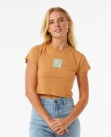 Rip Curl Holiday Baby Tee Light Brown
