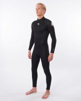 Rip Curl Freelite 4/3 Back Zip Steamer Herren Schwarz XL