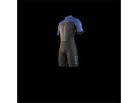 Mystic Brand Shorty 3/2mm Bzip Flatlock Black Blue M