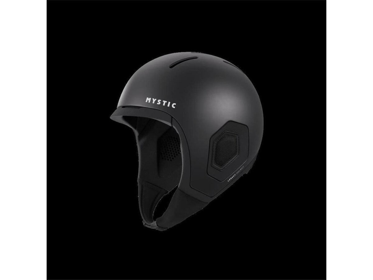 Casque Mystic Legacy 2025 – Noir, Léger, Coque ABS, Ajustement Sur Mesure Pour Le Water Sports