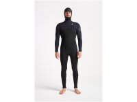 C-Skins Session 5:4:3 Mens GBS Hooded Steamer BK-BX-WH