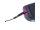 Ion Wing Board Leash Core Hybrid Carabiner 55" black